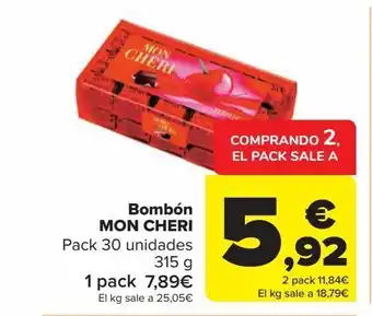 Carrefour Bombón mon cheri oferta