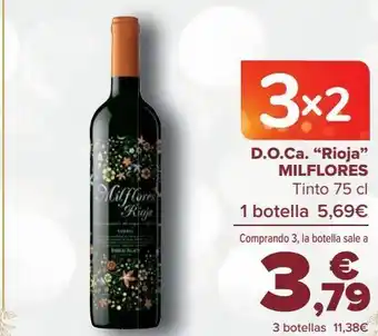 Carrefour D.o.ca ''rioja'' milflores oferta