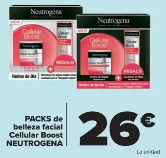 Carrefour Packs de belleza facial cellular boosrt neutrogena oferta