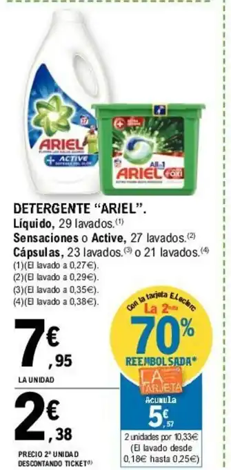 E.Leclerc "Ariel" Detergente oferta