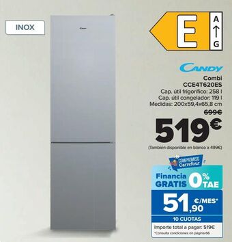Carrefour Candy combi cce4t620es oferta