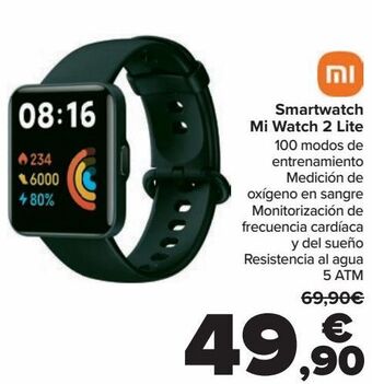 Carrefour Smartwatch mi watch 2 lite oferta