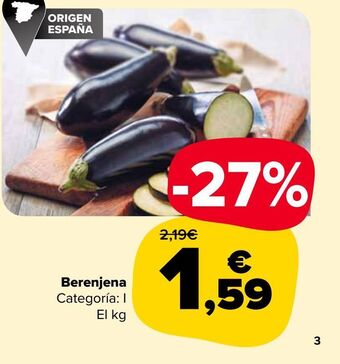 Carrefour Market Berenjena oferta