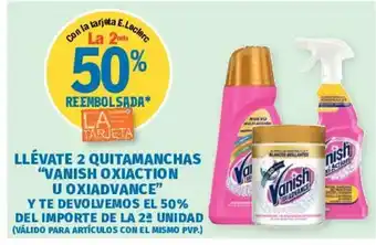 E.Leclerc "Vanish Oxiaction U Oxiadvance" oferta