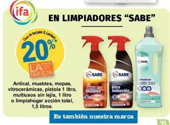 E.Leclerc "Sabe" En Limpiadores oferta