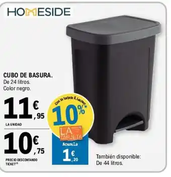 E.Leclerc Homeside Cubo De Basura oferta
