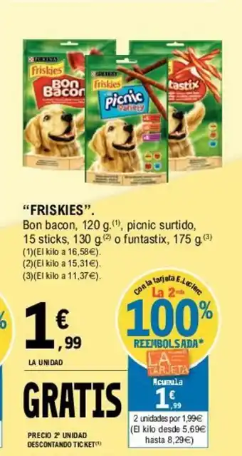 E.Leclerc Friskies Bon bacon 120g oferta
