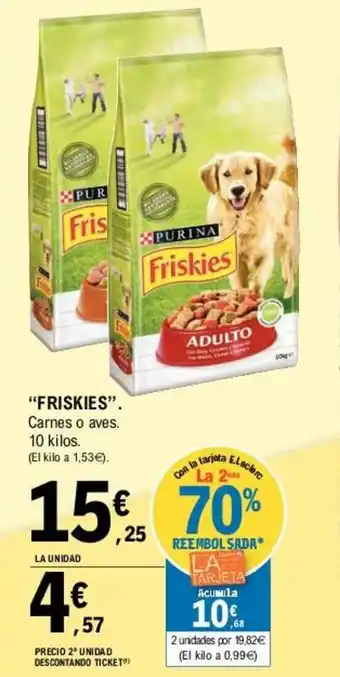 E.Leclerc Friskies Carnes o aves oferta