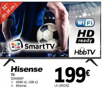 E.Leclerc Hisense TV 32A5600F oferta