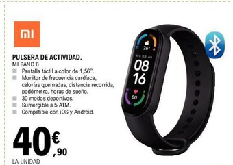 E.Leclerc Pulsera De Actividad MI Band 6 oferta