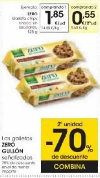 Eroski Las Galletas Zero Gullón oferta