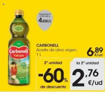 Eroski Carbonell Aceite de oliva Vigen oferta