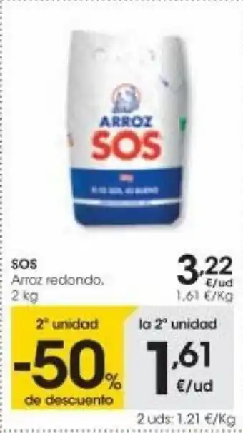 Eroski SOS Arroz redondo oferta