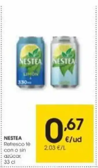 Eroski Nestea Refresco té con o sin azúcar oferta