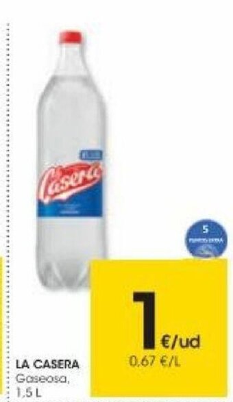 Eroski La Casera Gaseosa oferta