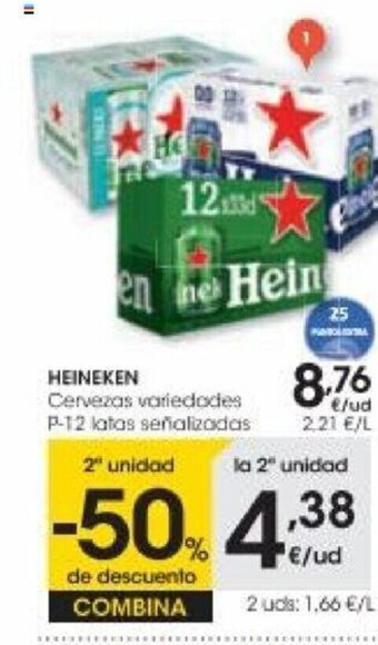 Eroski Heineken Cervezas oferta