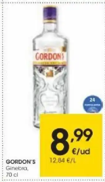 Eroski Gordons Ginebra 70 cl. oferta