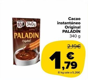 Carrefour Market Cacao instantáneo original paladín oferta