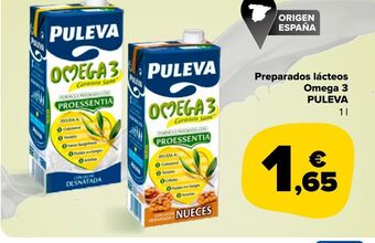 Carrefour Market Preparados lácteos omega 3 puleva oferta