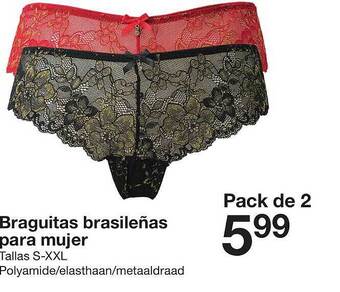 Zeeman Braguitas brasileñas para mujer oferta