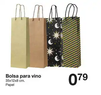 Zeeman Bolsa para vino oferta