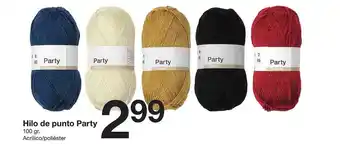 Zeeman Hilo de punto party oferta