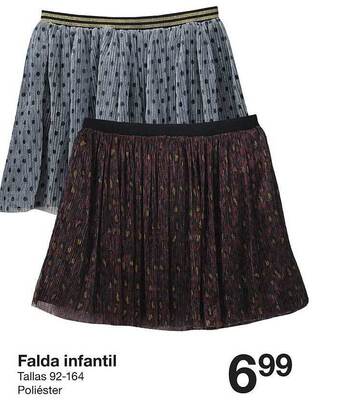 Zeeman Falda infantil oferta
