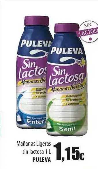 SPAR Lanzarote Mañanas ligeras sin lactosa puleva oferta