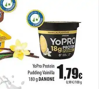 Yopro protein pudding vainilla danone