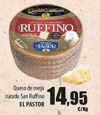 SPAR Lanzarote Queso de oveja curado san ruffino el pastor oferta