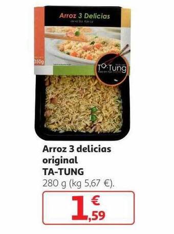 Alcampo Arroz 3 delicias original ta-tung oferta