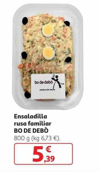 Alcampo Ensaladilla rusa familiar bo de debò oferta