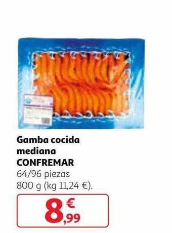 Alcampo Gamba cocida mediana confremar oferta