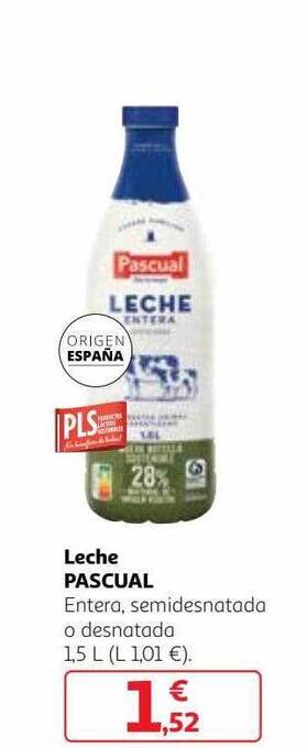 Alcampo Leche pascual oferta