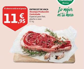 Alcampo Entrecot de vaca oferta