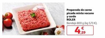 Alcampo Preparado de carne picada mixta vacuno y cerdo roler oferta