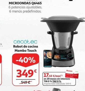 Alcampo Microondas q6465 oferta