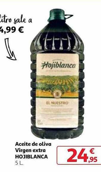 Alcampo Aceite de oliva virgen extra hojiblanca oferta