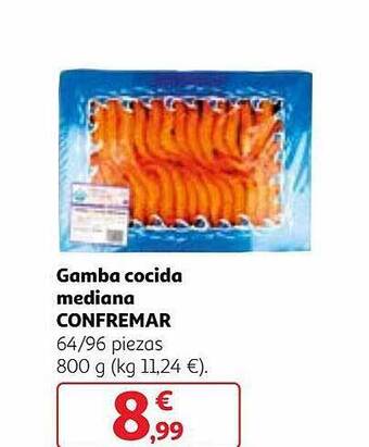 Alcampo Gamba cocida mediana confremar oferta