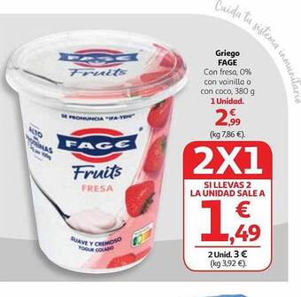 Alcampo Griego fage oferta