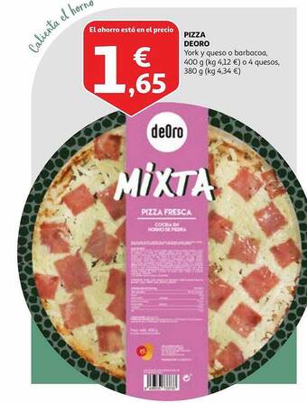 Alcampo Pizza deoro oferta