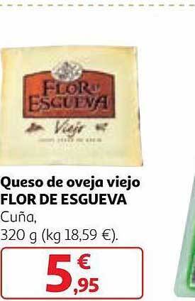 Alcampo Queso de oveja viejo flor de esgueva oferta