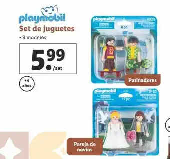 Lidl Set de juguetes playmobil oferta