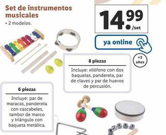 Lidl Set de instrumentos musicales oferta