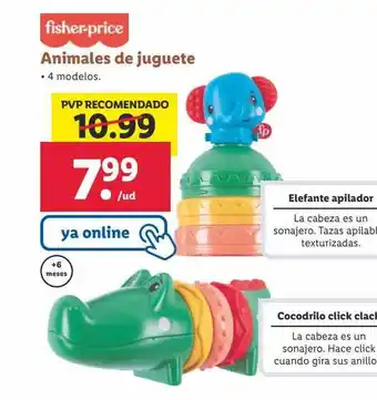 Lidl Fisher-price animales de juguete oferta