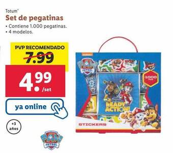 Lidl Set de pegatinas oferta