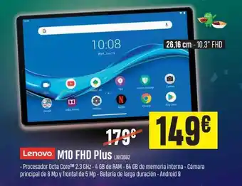 PCBox Lenovo m10 fhd plus oferta