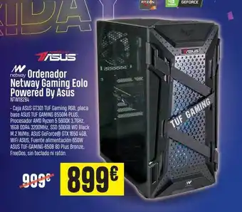 PCBox Ordenador netway gaming eolo powered by asus oferta