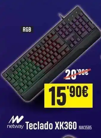 PCBox Netway teclado xk360 oferta