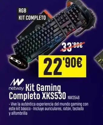 PCBox Netway kti gaming completo xks530 oferta